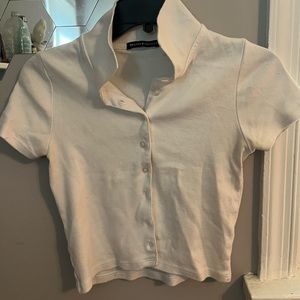 Brandy Melville Button Down Tee